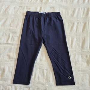 Mayoral girls size 5 cropped navy blue leggings EUC